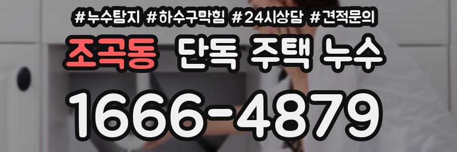 조곡동 단독 주택 누수