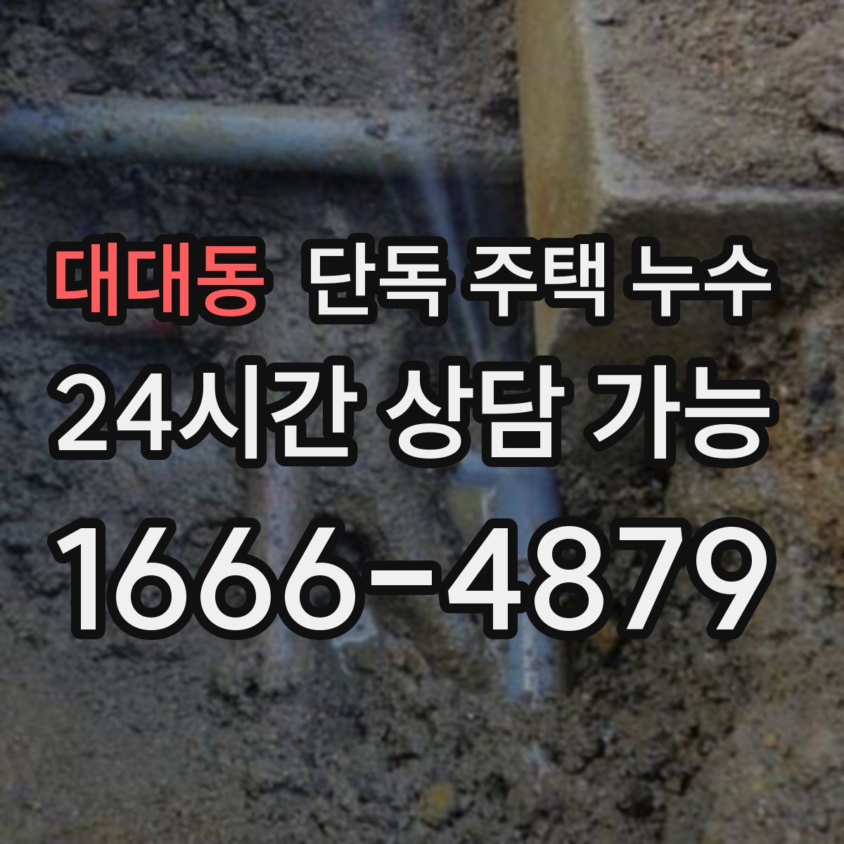 대대동 단독 주택 누수