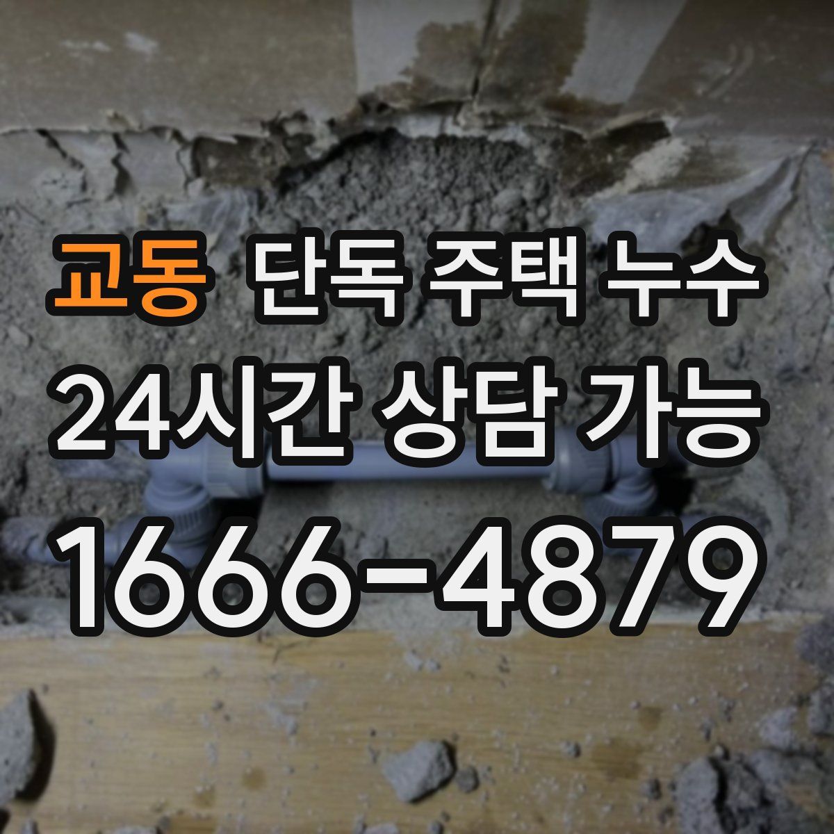 교동 단독 주택 누수