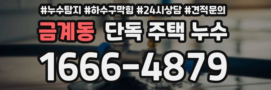 금계동 단독 주택 누수