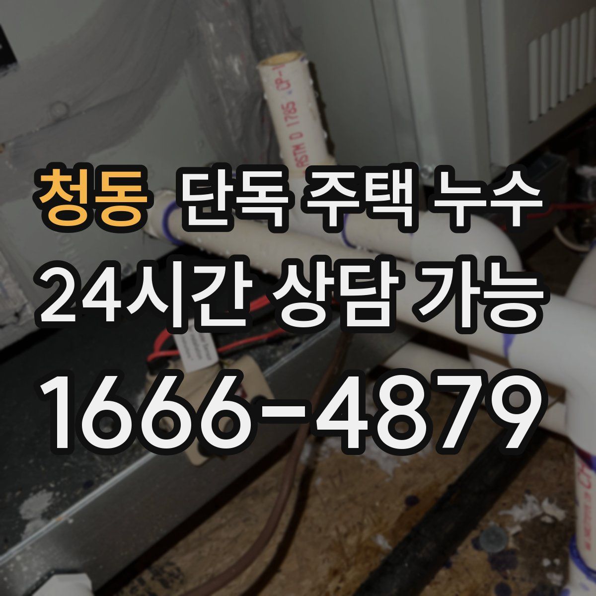 청동 단독 주택 누수