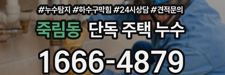 죽림동 단독 주택 누수