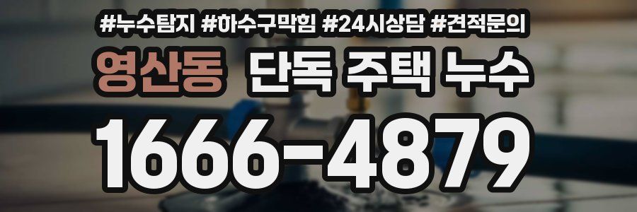 영산동 단독 주택 누수