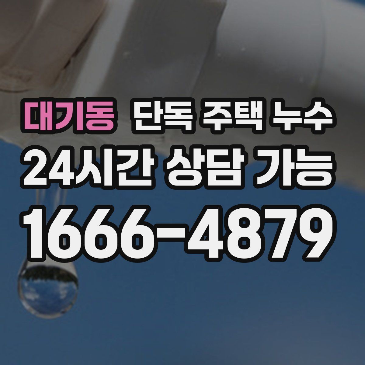 대기동 단독 주택 누수 냉장고 뒤쪽 바닥이 젖는다면 배관 의심