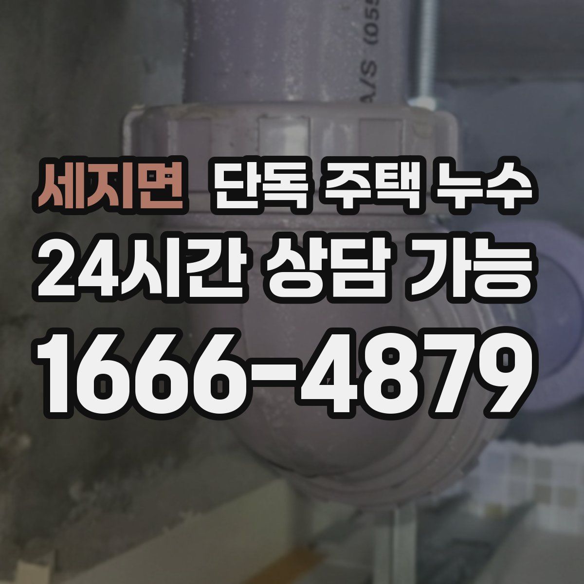 세지면 단독 주택 누수
