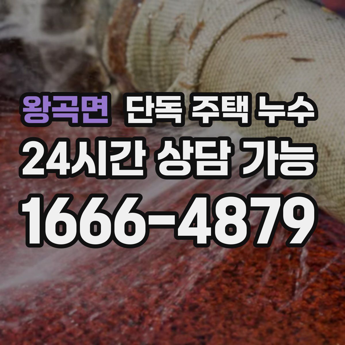 왕곡면 단독 주택 누수