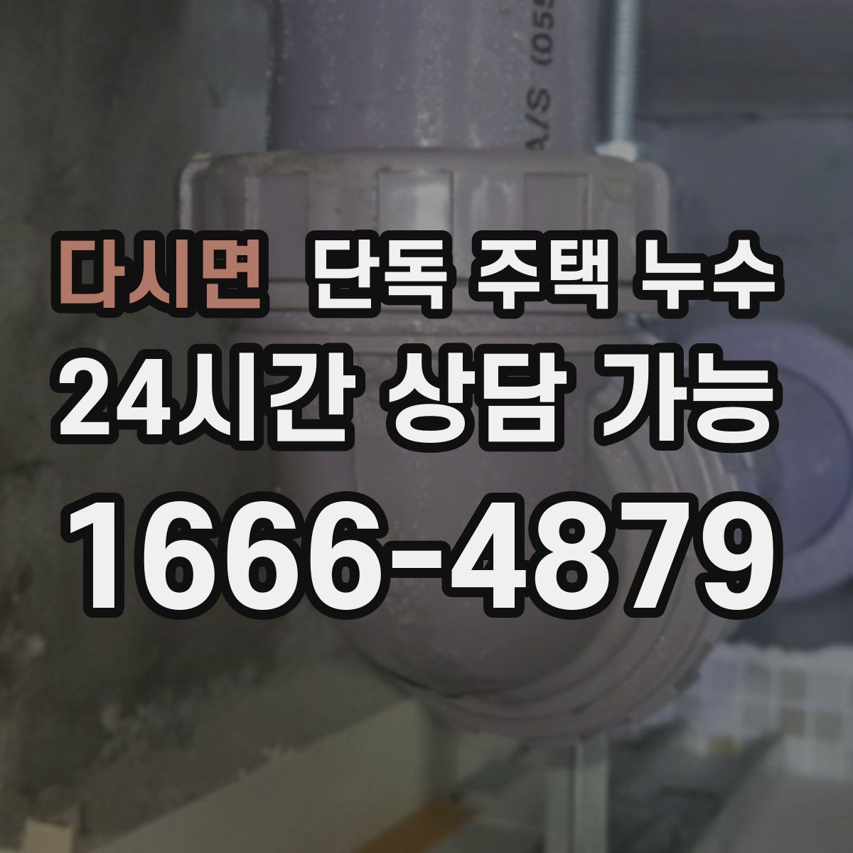다시면 단독 주택 누수 바닥이 차갑고 습할 때 원인 찾기