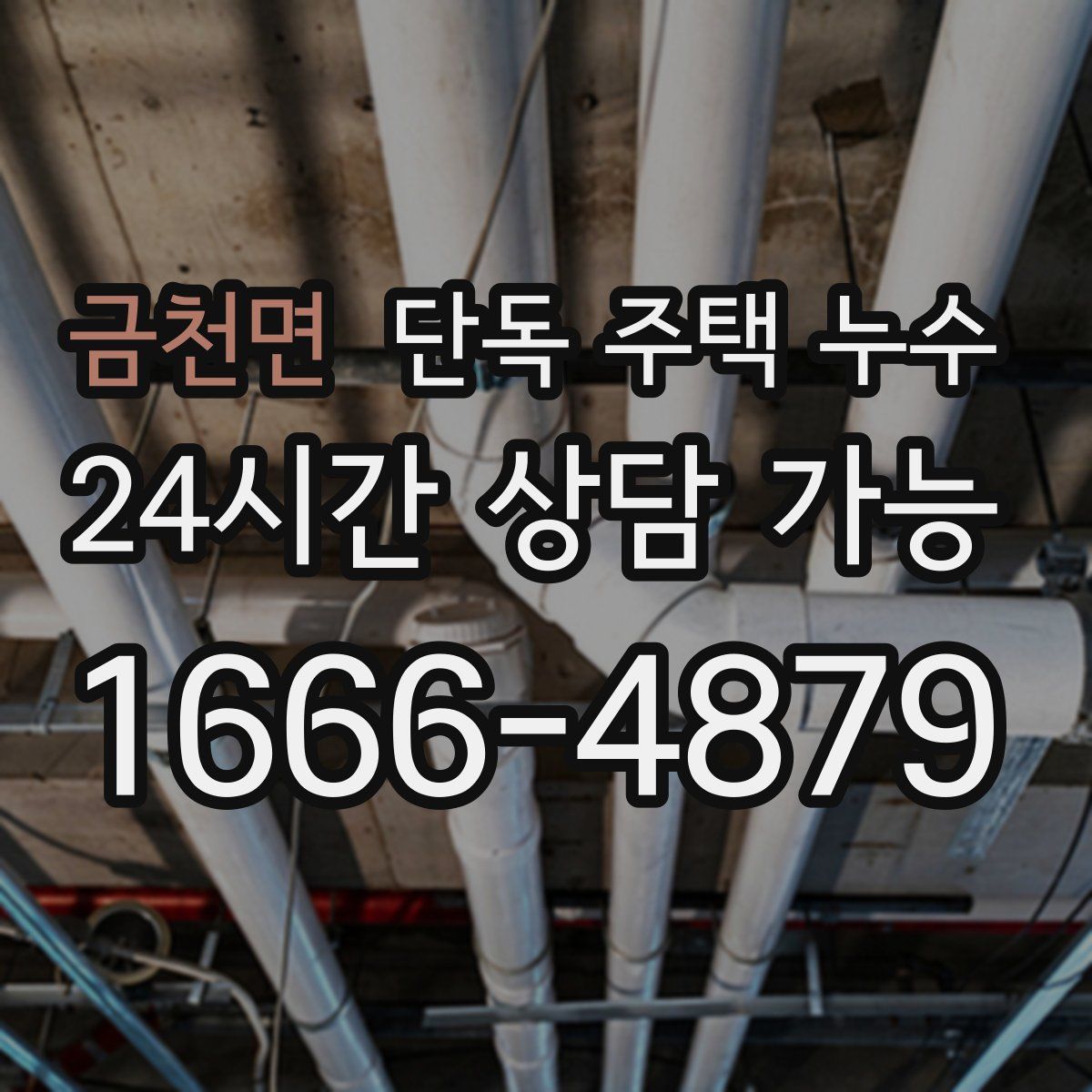 금천면 단독 주택 누수