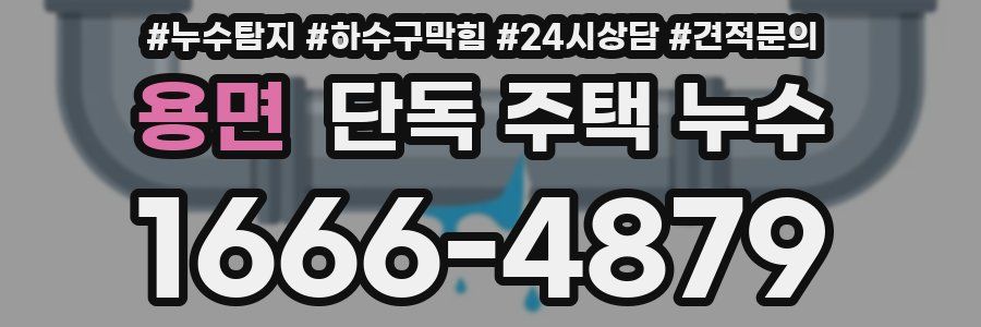 용면 단독 주택 누수