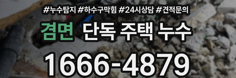 겸면 단독 주택 누수