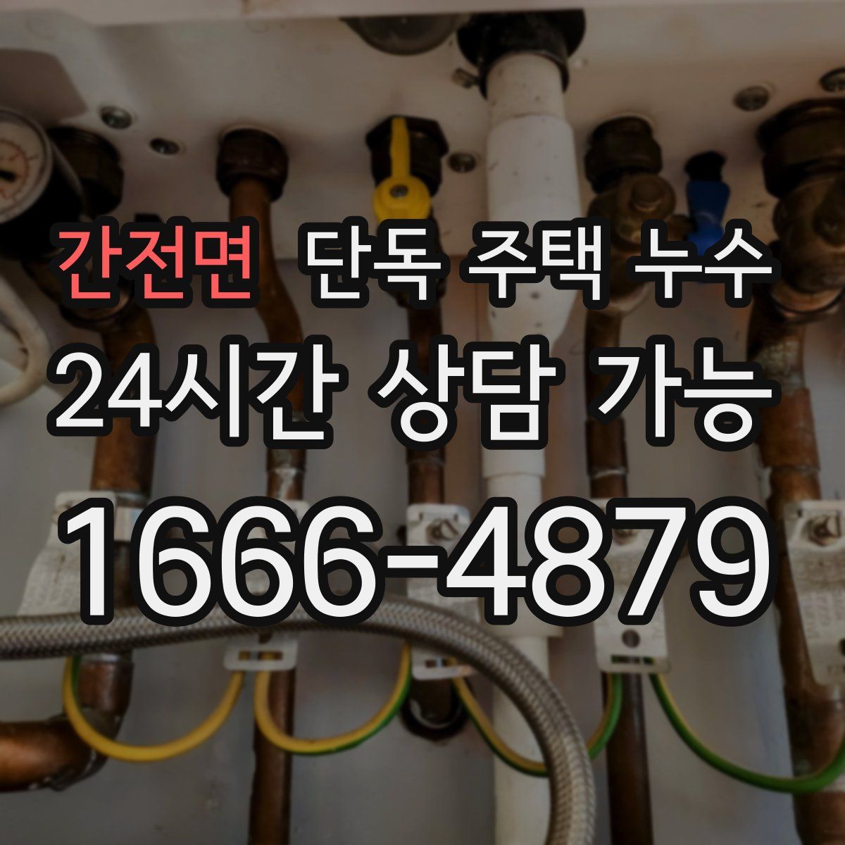 간전면 단독 주택 누수