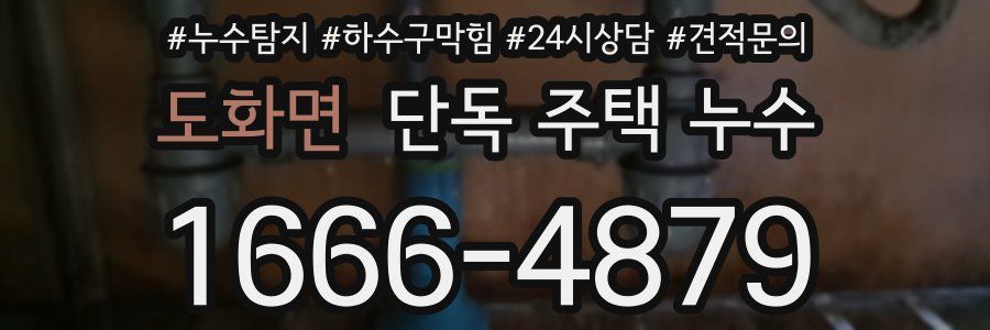 도화면 단독 주택 누수