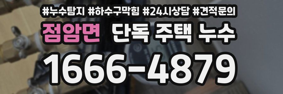 점암면 단독 주택 누수