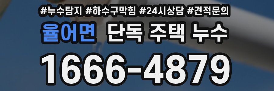 율어면 단독 주택 누수
