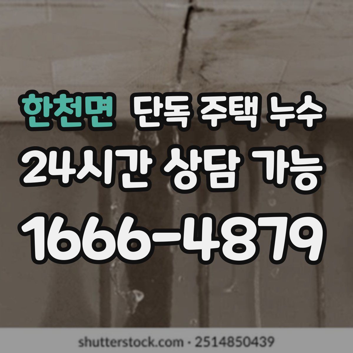 한천면 단독 주택 누수