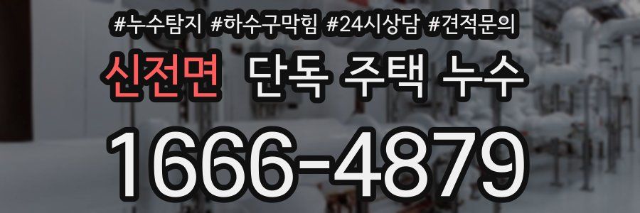 신전면 단독 주택 누수