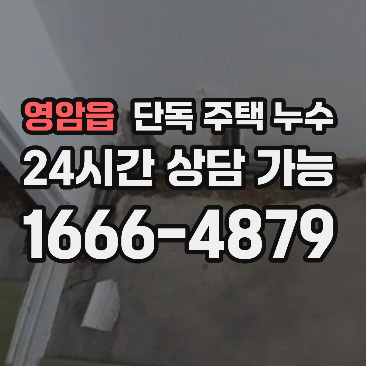 영암읍 단독 주택 누수