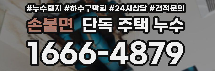 손불면 단독 주택 누수