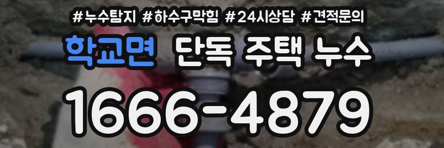 학교면 단독 주택 누수