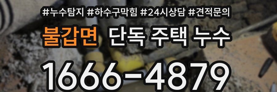 불갑면 단독 주택 누수