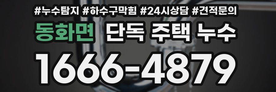 동화면 단독 주택 누수