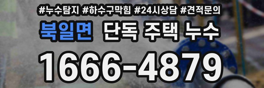 북일면 단독 주택 누수