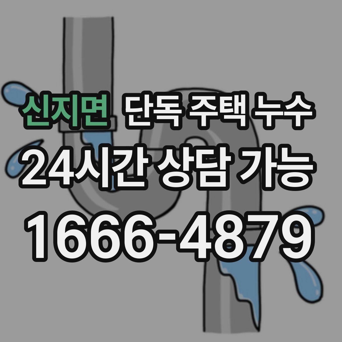 신지면 단독 주택 누수