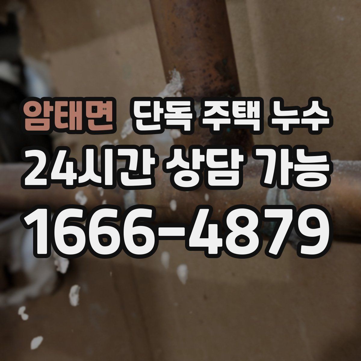 암태면 단독 주택 누수 냉장고 뒤쪽 바닥이 젖는다면 배관 의심