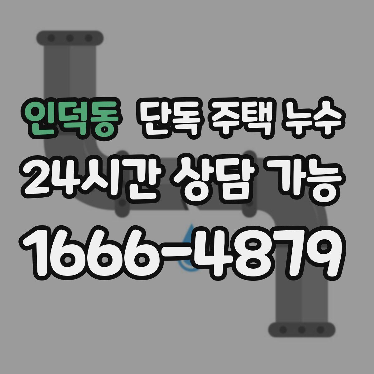 인덕동 단독 주택 누수