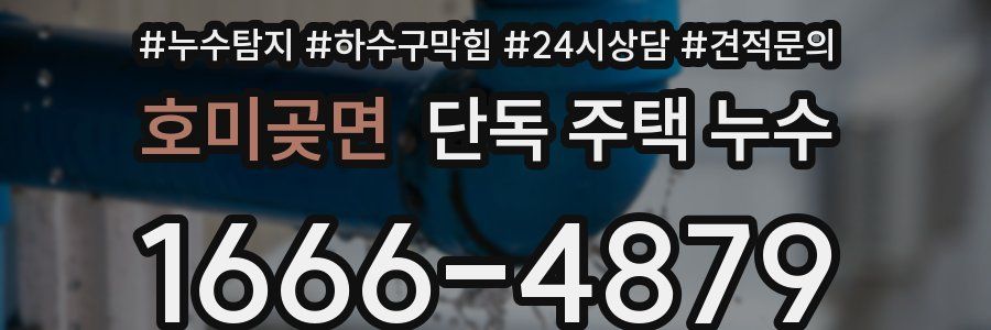호미곶면 단독 주택 누수