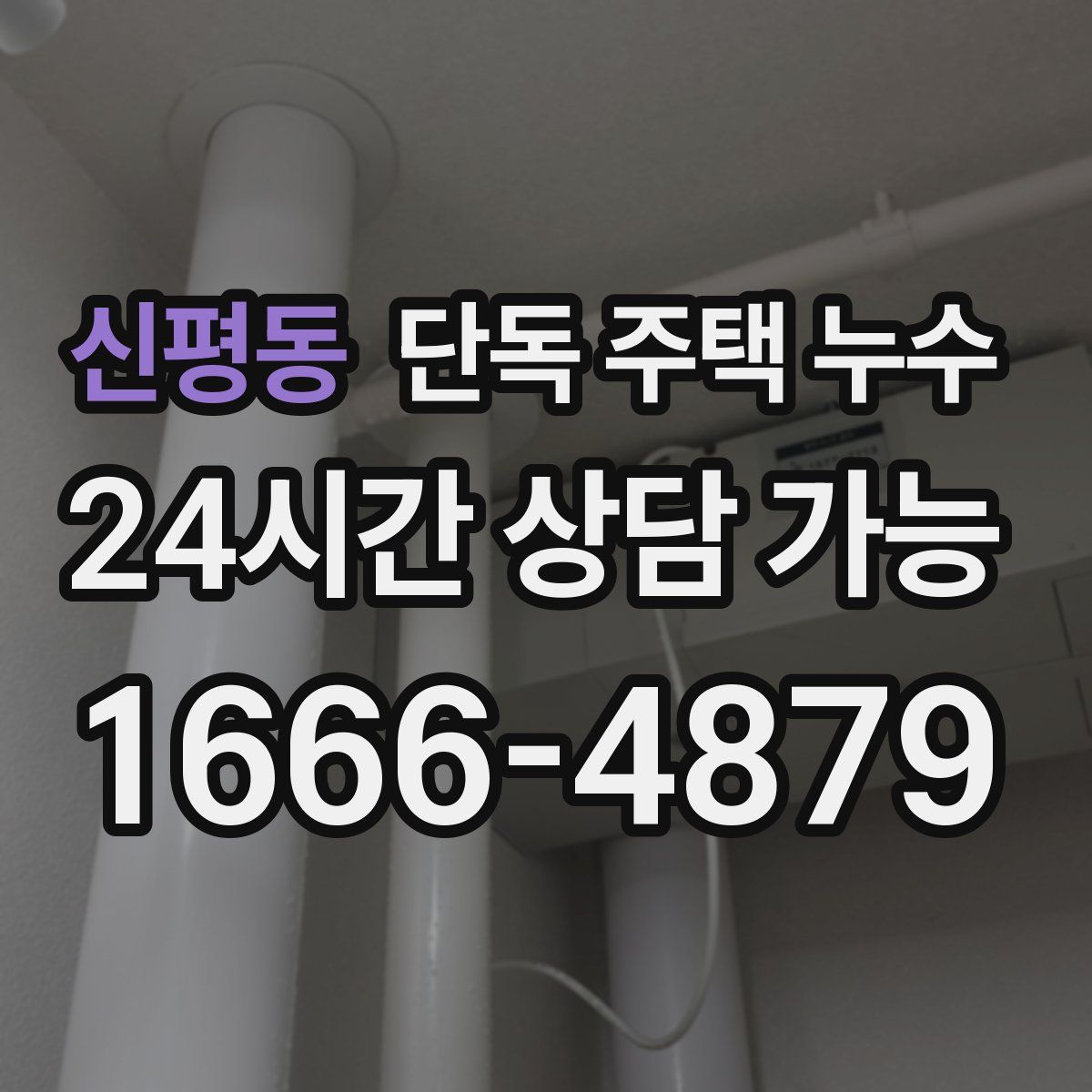 신평동 단독 주택 누수