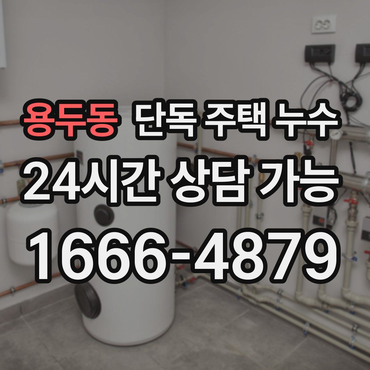 용두동 단독 주택 누수