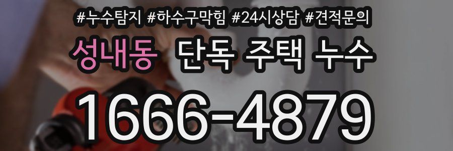 성내동 단독 주택 누수