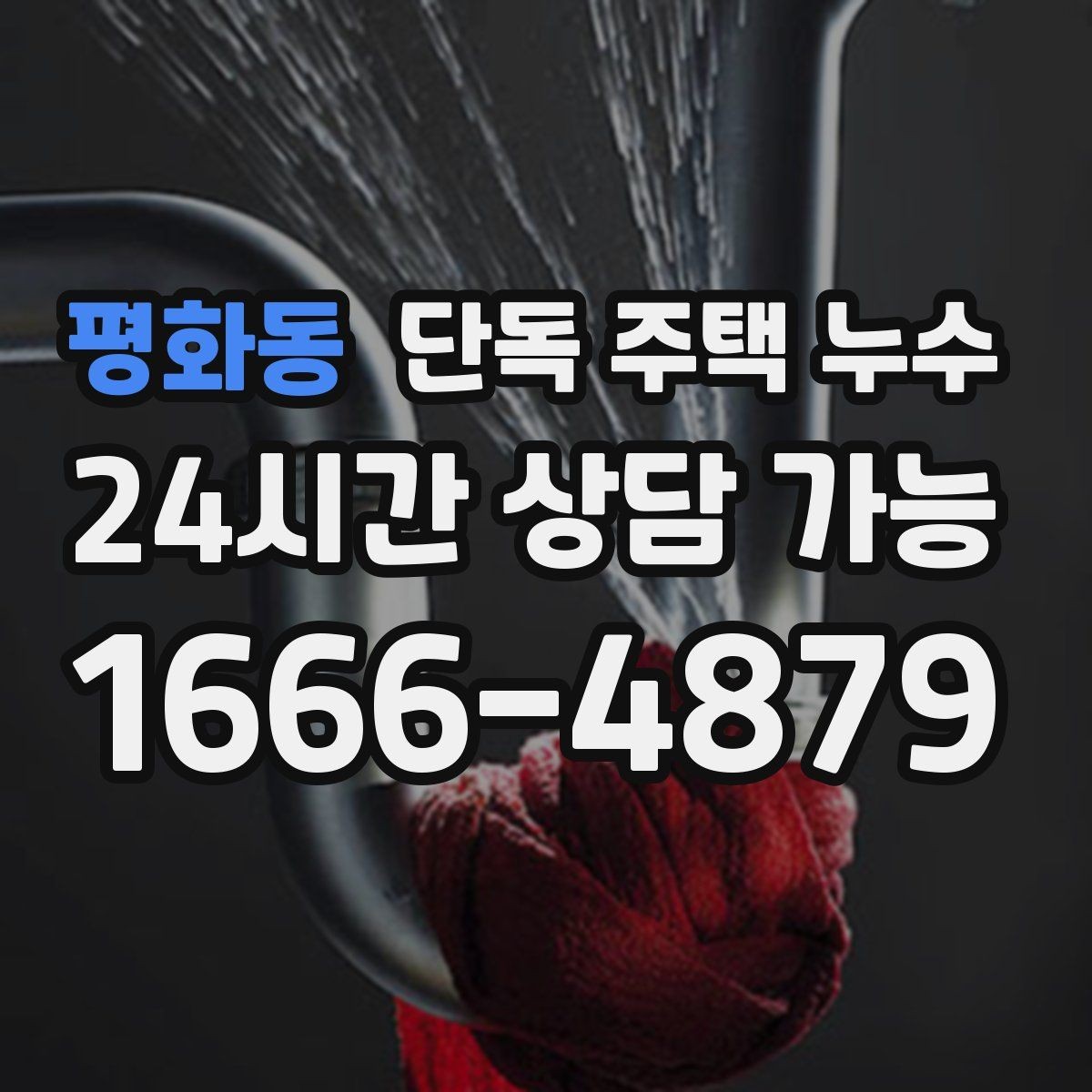 평화동 단독 주택 누수 문틀 하단이 젖는다면 의심할 것