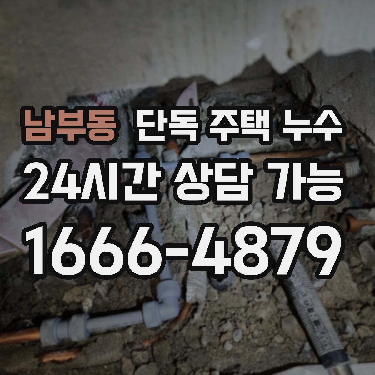 남부동 단독 주택 누수