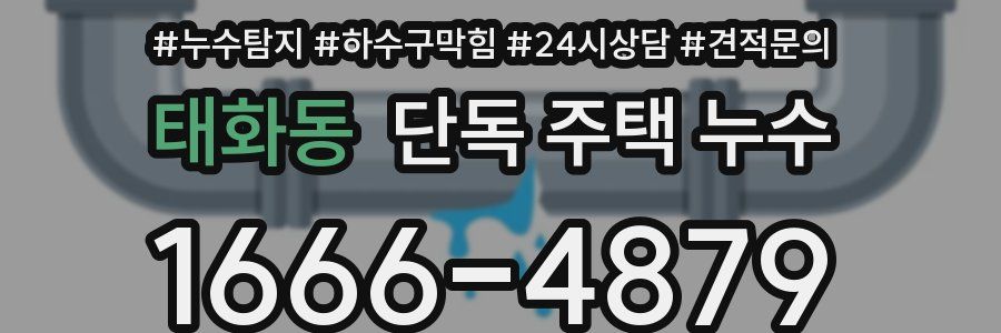 태화동 단독 주택 누수