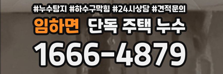 임하면 단독 주택 누수