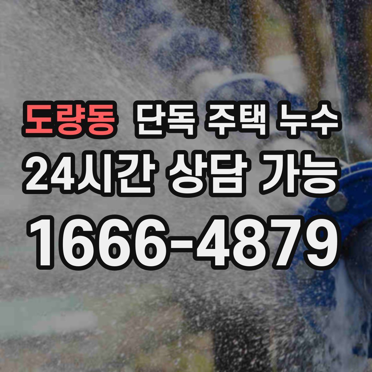 도량동 단독 주택 누수