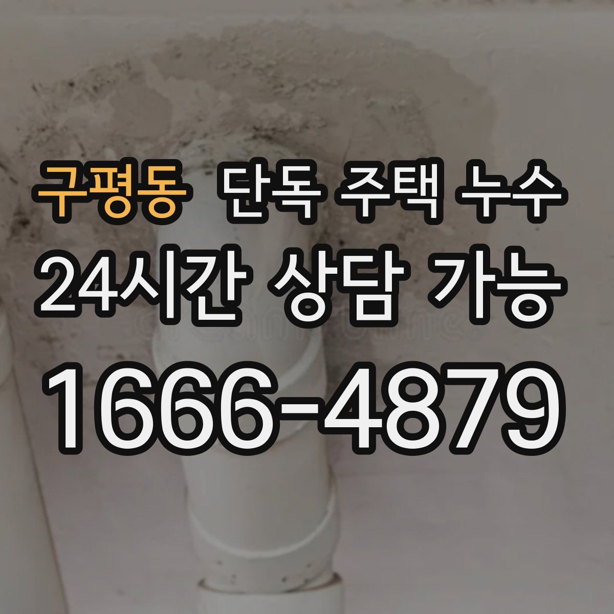 구평동 단독 주택 누수