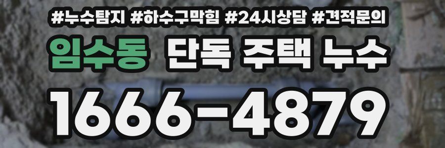 임수동 단독 주택 누수