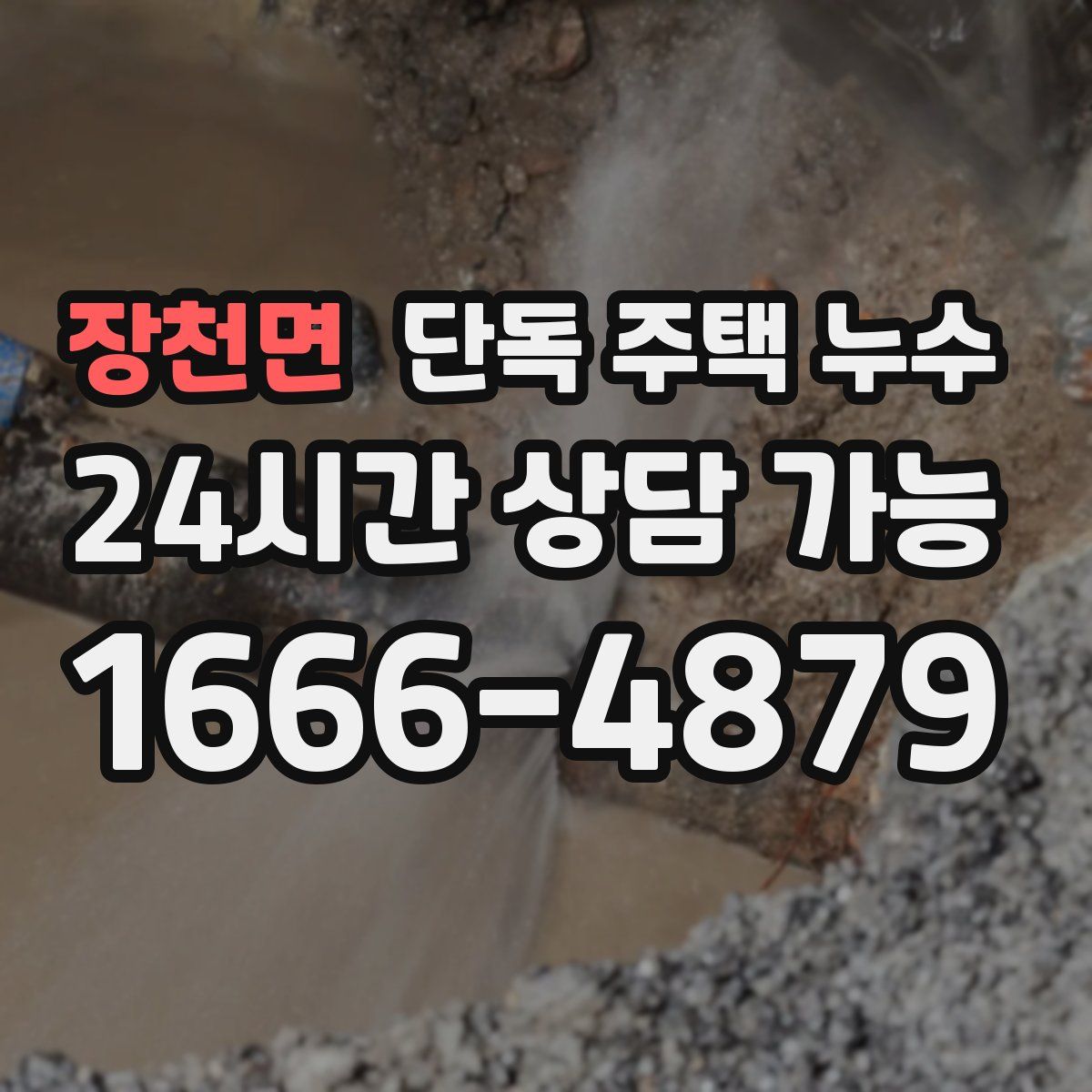 장천면 단독 주택 누수