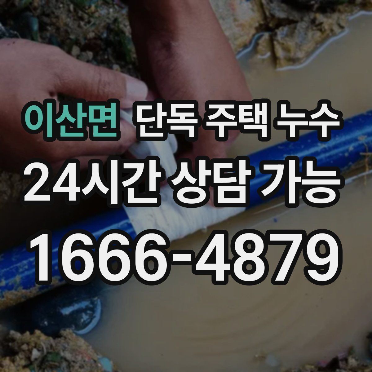 이산면 단독 주택 누수 배수관 누수로 바닥이 젖는 경우
