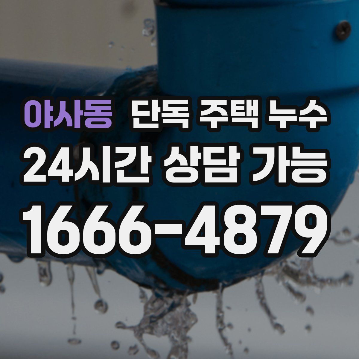 야사동 단독 주택 누수