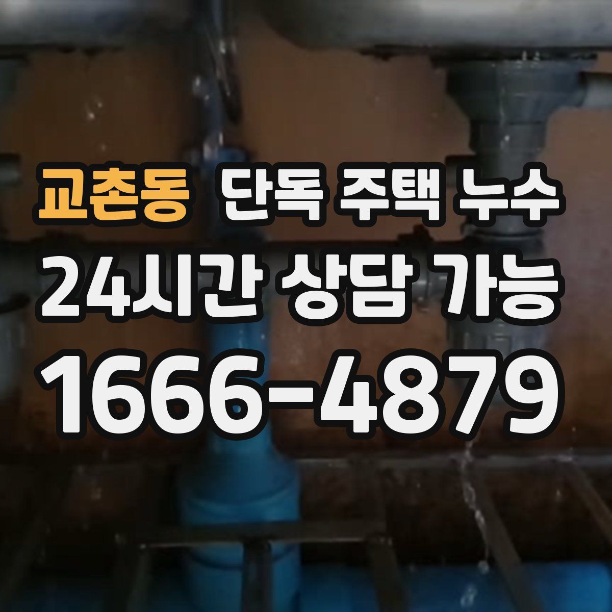 교촌동 단독 주택 누수