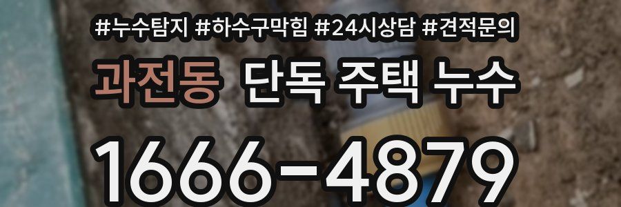 과전동 단독 주택 누수