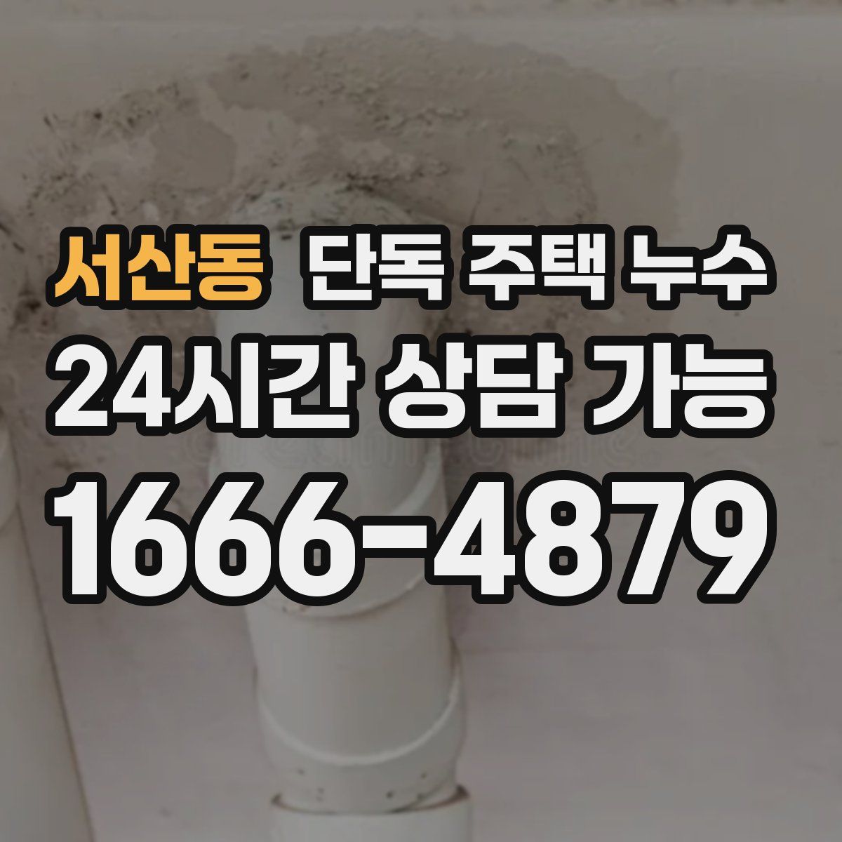 서산동 단독 주택 누수