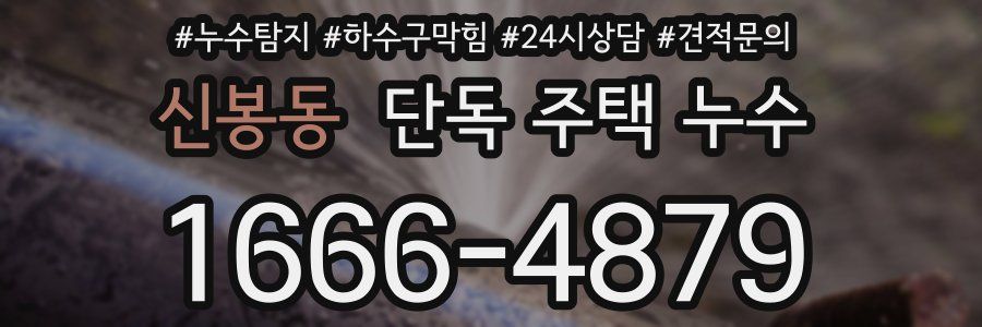 신봉동 단독 주택 누수