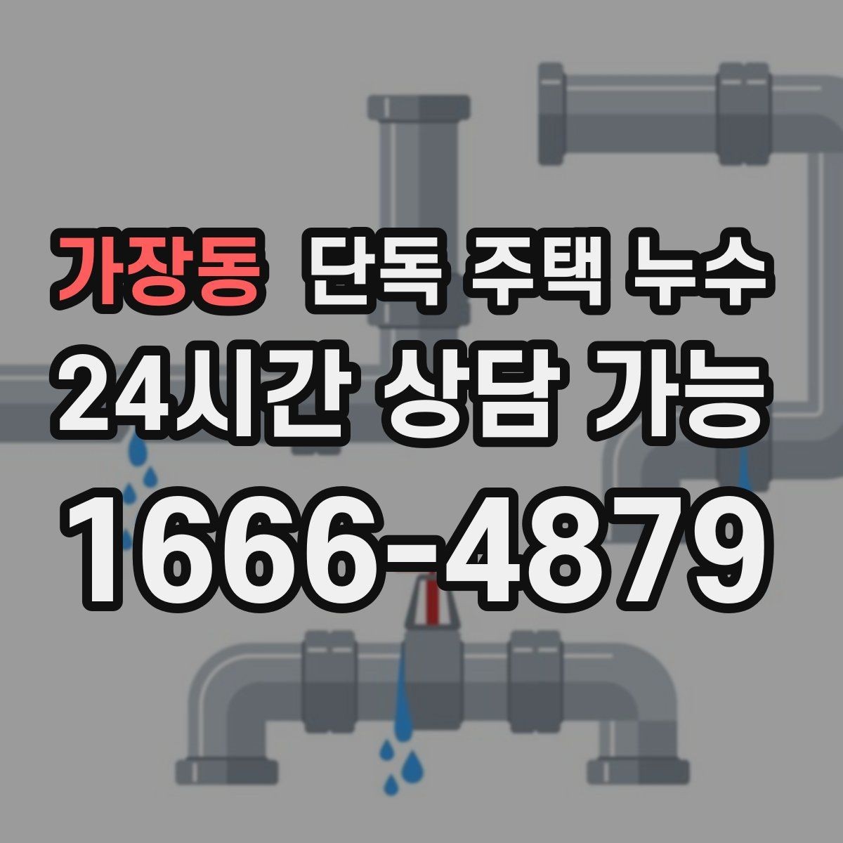 가장동 단독 주택 누수 외부 배수로가 막혔을 때 생기는 증상