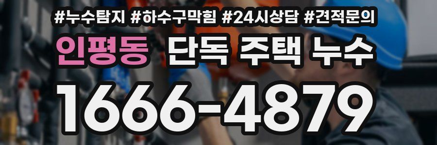 인평동 단독 주택 누수