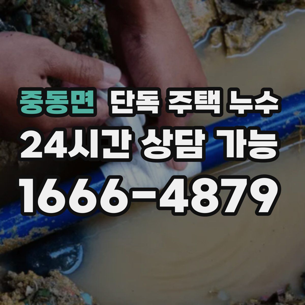 중동면 단독 주택 누수